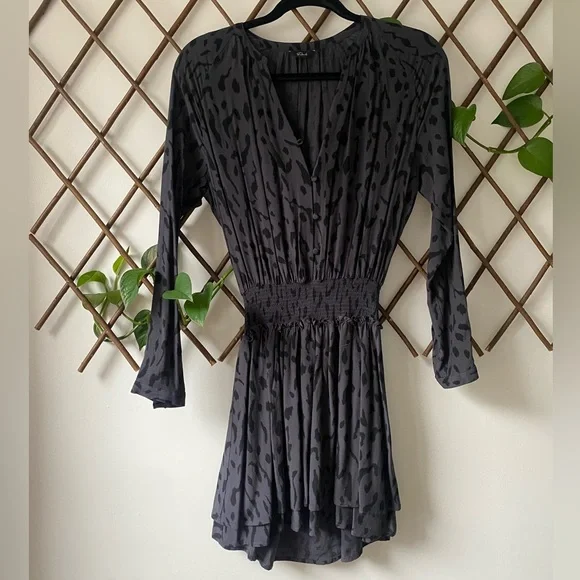 Rails Jasmine Dress Spotted Slate XS - Picture 2 of 5